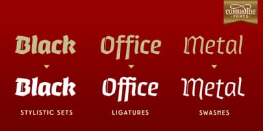 Whisky Italics by Corradine Fonts — Blackletter Font — thumbnail 6