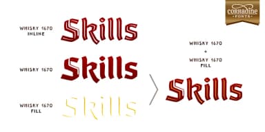 Whisky Italics by Corradine Fonts — Blackletter Font — thumbnail 9