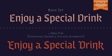 Whisky by Corradine Fonts — Blackletter Font — thumbnail 3