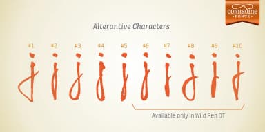 Wild Pen OT by Corradine Fonts — Display Font — thumbnail 5