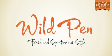 Wild Pen by Corradine Fonts — Display Font — thumbnail 1
