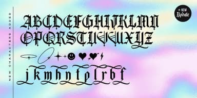 Wild Star by Set Sail Studios — Blackletter Font — thumbnail 9