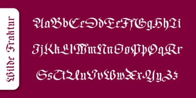 Wilde Fraktur Pro by SoftMaker — Blackletter Font — thumbnail 2