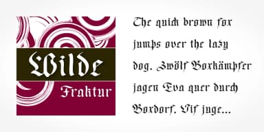 Wilde Fraktur Pro by SoftMaker — Blackletter Font — thumbnail 4