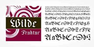 Wilde Fraktur Pro by SoftMaker — Blackletter Font — thumbnail 5