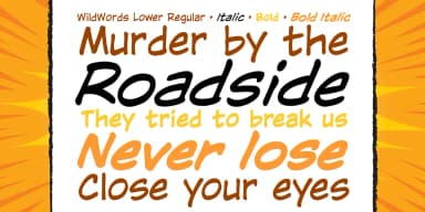 Wildwords Lower by Comicraft — Decorative Font — thumbnail 2