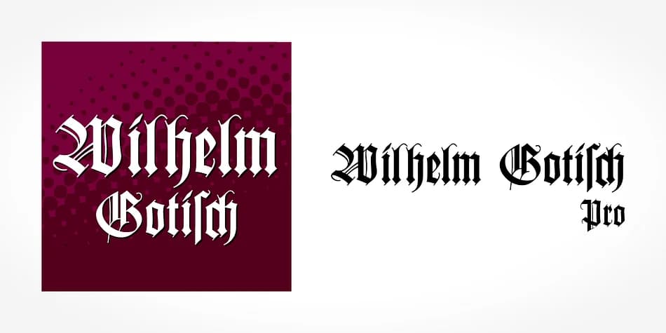 Wilhelm Gotisch Pro by SoftMaker — Blackletter Font