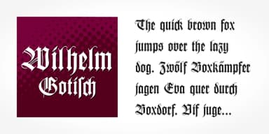 Wilhelm Gotisch Pro by SoftMaker — Blackletter Font — thumbnail 4