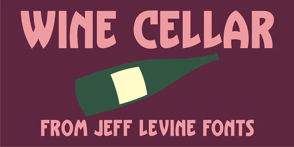 WINE CELLAR JNL by Jeff Levine Fonts — Decorative Font