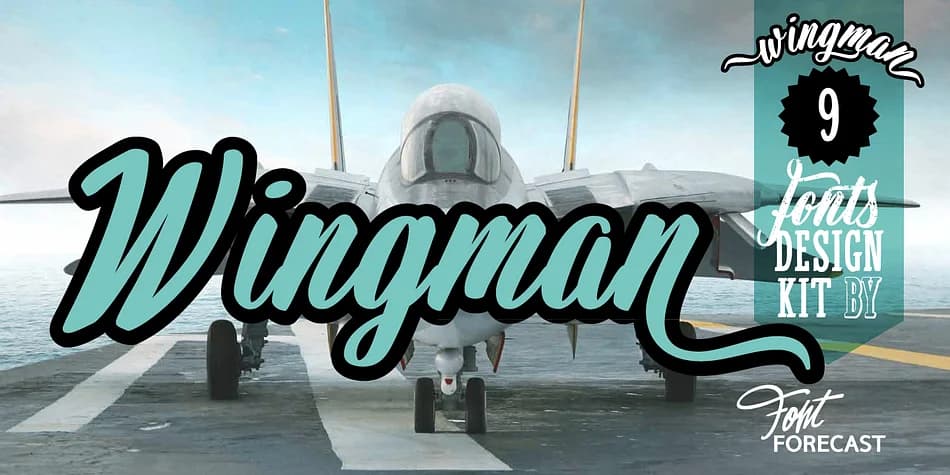 Wingman by Fontforecast — Script Handwritten Font — preview 1