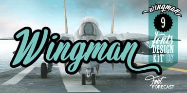 Wingman by Fontforecast — Script Handwritten Font — thumbnail 1