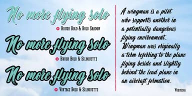 Wingman by Fontforecast — Script Handwritten Font — thumbnail 3