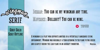 Wingman by Fontforecast — Script Handwritten Font — thumbnail 4