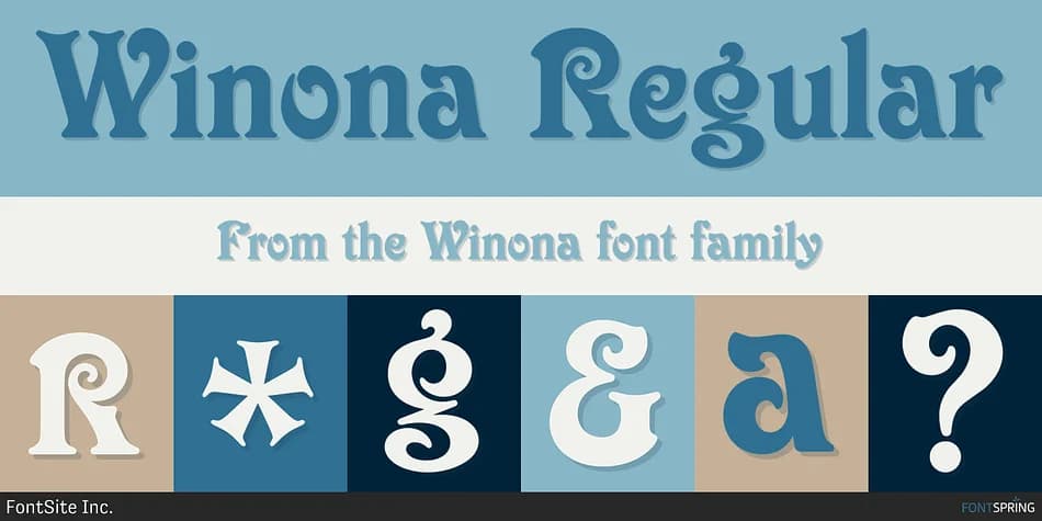 Winona by FontSite Inc. — Decorative Font
