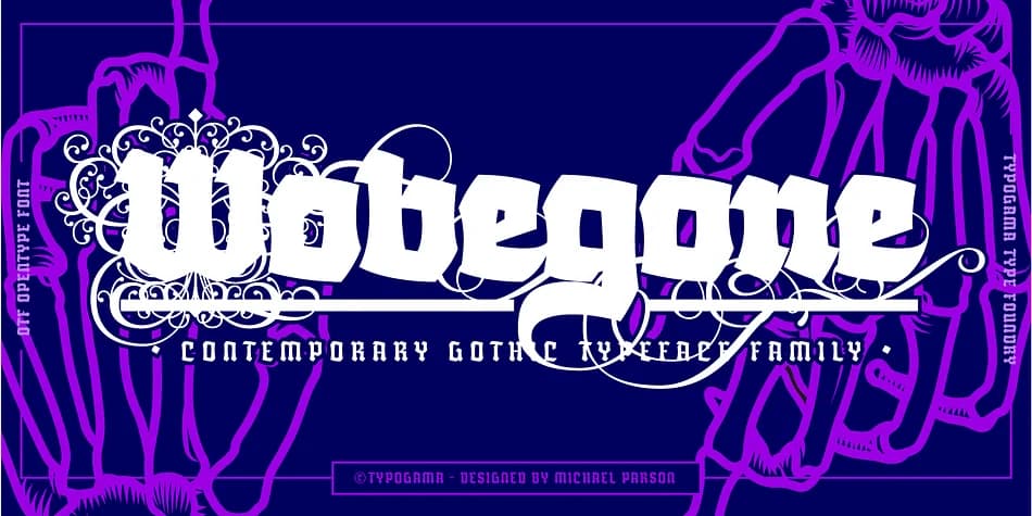 Wobegone by Typogama — Blackletter Font