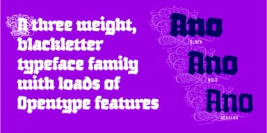 Wobegone by Typogama — Blackletter Font — thumbnail 2