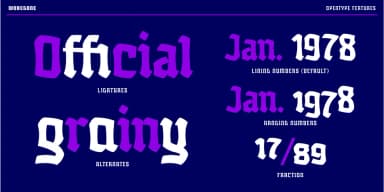 Wobegone by Typogama — Blackletter Font — thumbnail 6