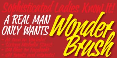 Wonder Brush by Canada Type — Script Handwritten Font — thumbnail 1