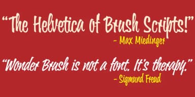 Wonder Brush by Canada Type — Script Handwritten Font — thumbnail 3
