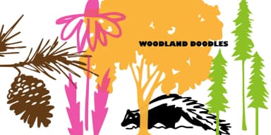 Woodland Doodles by Outside the Line — Dingbats Font — thumbnail 4