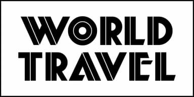 WORLD TRAVEL JNL by Jeff Levine Fonts — Decorative Font — thumbnail 2