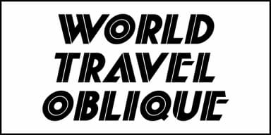 WORLD TRAVEL JNL by Jeff Levine Fonts — Decorative Font — thumbnail 4