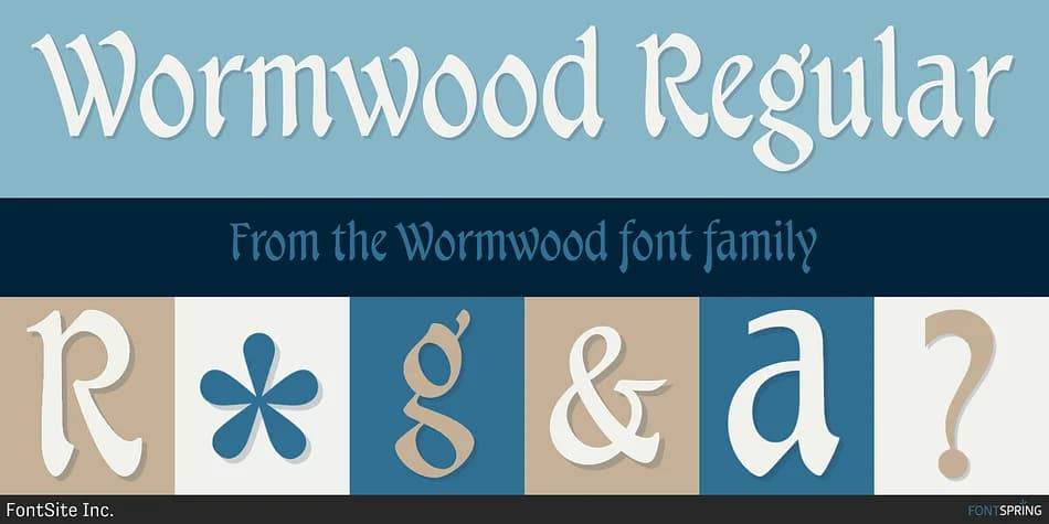Wormwood by FontSite Inc. — Script Handwritten Font