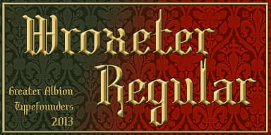 Wroxeter by Greater Albion Typefounders — Blackletter Font — thumbnail 2