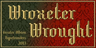 Wroxeter by Greater Albion Typefounders — Blackletter Font — thumbnail 3