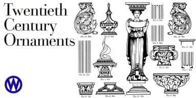 XX Century Ornaments by Wiescher-Design — Dingbats Font — thumbnail 2