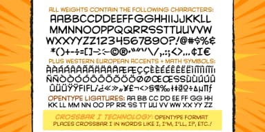 Yada Yada Upper by Comicraft — Decorative Font — thumbnail 3