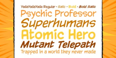 Yada Yada Yada by Comicraft — Decorative Font — thumbnail 2