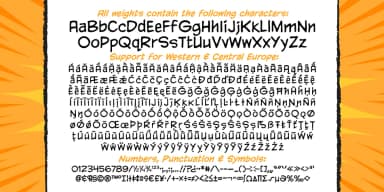 Yada Yada Yada by Comicraft — Decorative Font — thumbnail 3