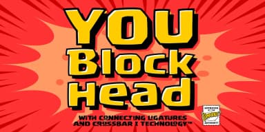 You Blockhead by Comicraft — Decorative Font — thumbnail 2