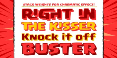 You Blockhead by Comicraft — Decorative Font — thumbnail 6