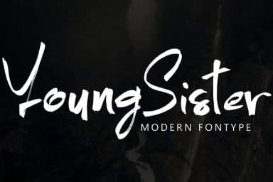 Young Sister by Ayska — Script Handwritten Font — thumbnail 1
