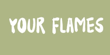 Your Flames by Bogstav — Display Font — thumbnail 1