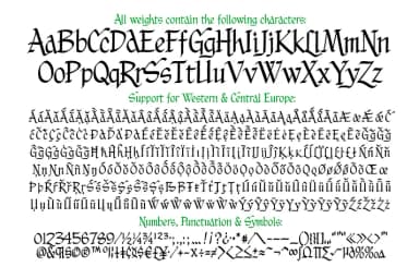 Yuletide Log by Comicraft — Blackletter Font — thumbnail 3
