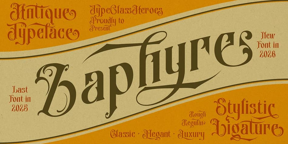 Zaphyre by TypeClassHeroes — Blackletter Font