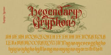 Zaphyre by TypeClassHeroes — Blackletter Font — thumbnail 9