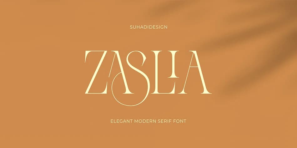 ZASLIA by suhadidesign — Decorative Font — preview 1
