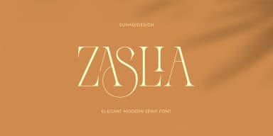 ZASLIA by suhadidesign — Decorative Font — thumbnail 1