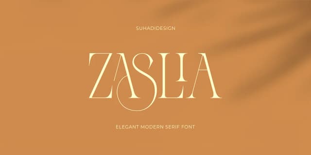 ZASLIA by suhadidesign — Decorative Font
