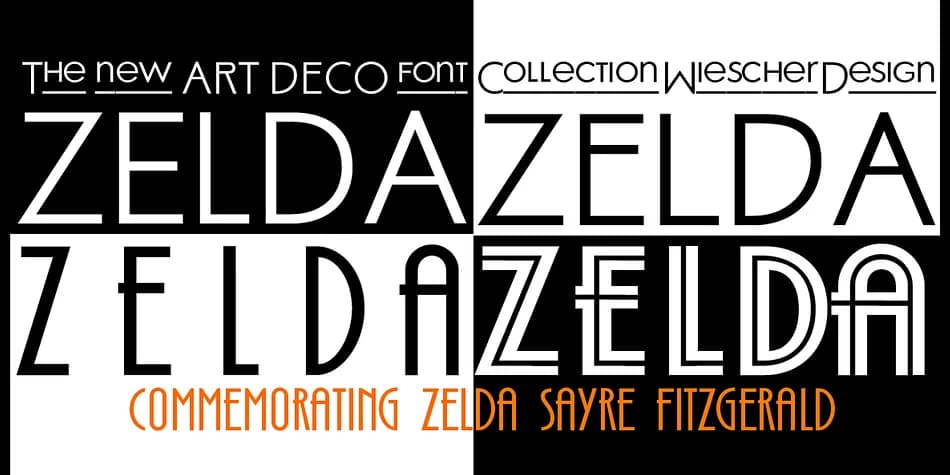 Zelda by Wiescher-Design — Decorative Font — preview 1