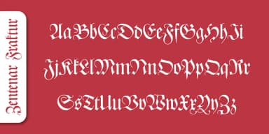 Zentenar Fraktur Pro by SoftMaker — Blackletter Font — thumbnail 2