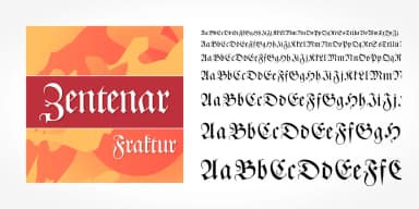 Zentenar Fraktur Pro by SoftMaker — Blackletter Font — thumbnail 5
