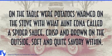 ZINGENDE by Typodermic Fonts Inc. — Decorative Font — thumbnail 3