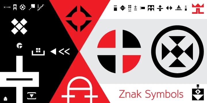 Znak Symbols 1 by Tour de Force Font Foundry — Dingbats Font