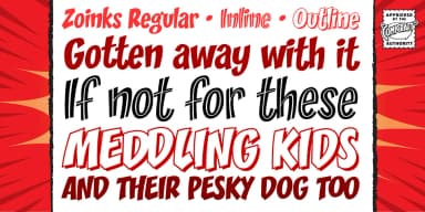 Zoinks by Comicraft — Decorative Font — thumbnail 4