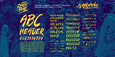 Zombie Punks by Wingsart Studio — Display Font — thumbnail 4